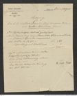 Nachlass Franz Steindachner, Brief und Beilage (Rechnung) von Gustav Schneider (junior) an Franz Steindachner (03.01.1905), Inv.Nr. 462.06, Seite 1